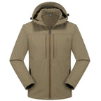 Jaqueta Impermeável Homem | Softshell Respirável, Proteção Chuva