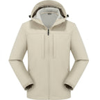 Jaqueta Impermeável Homem | Softshell Respirável, Proteção Chuva
