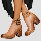 Botas femininas confortáveis sola plana cano curto estilo elegante