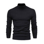 Calla | Homem Camisola Canelada Gola Alta Quente