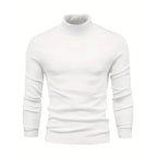Calla | Homem Camisola Canelada Gola Alta Quente