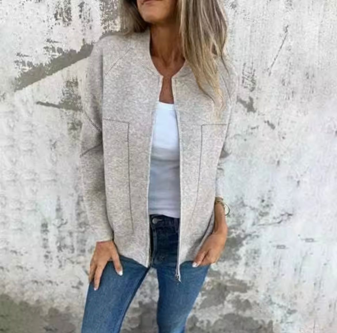 Wren | Casaco Feminino com Fecho de Correr Impermeável Forrado
