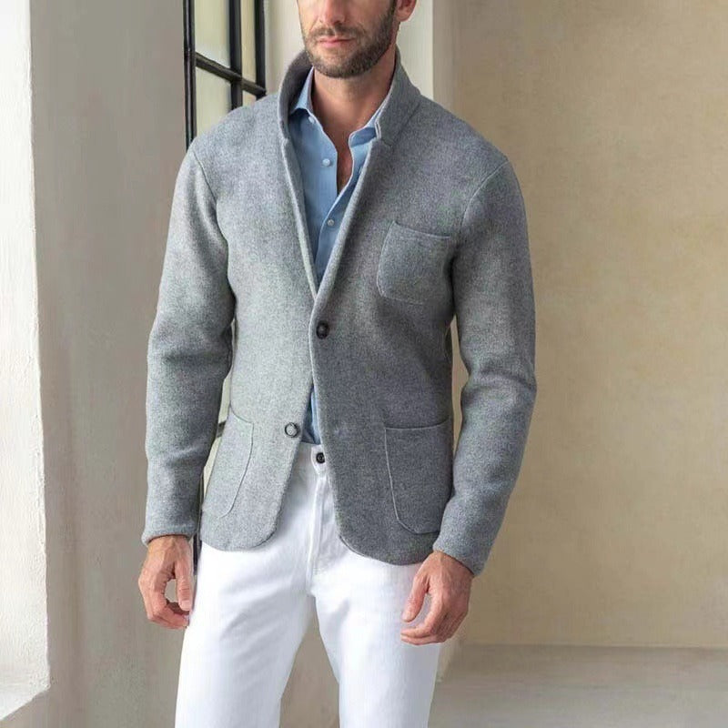 Cardigan Masculino | Tricô Macio, Confortável | Estilo Casual Elegante