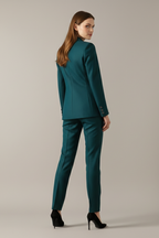 Conjunto Feminino Blazer e Calça Reta Botão