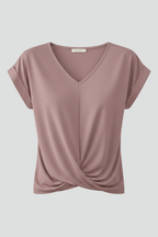 Quinn | Blusa Feminina Decote V Manga Curta