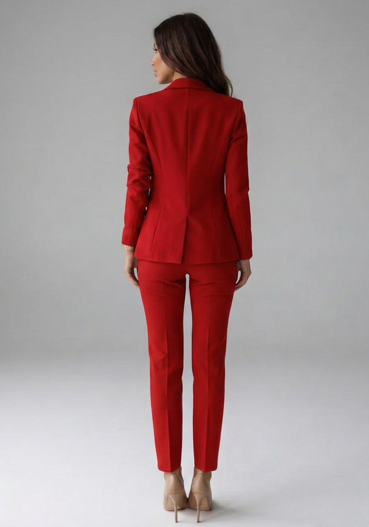 Dione | Conjunto Feminino Blazer Duplo Abotoamento com Calças