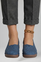 Calla | Mocassins Femininos Couro Slip On Palmilha Ortopédica