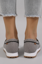 Lena | Mocassins Femininos Mesh Texturizado Slip-On