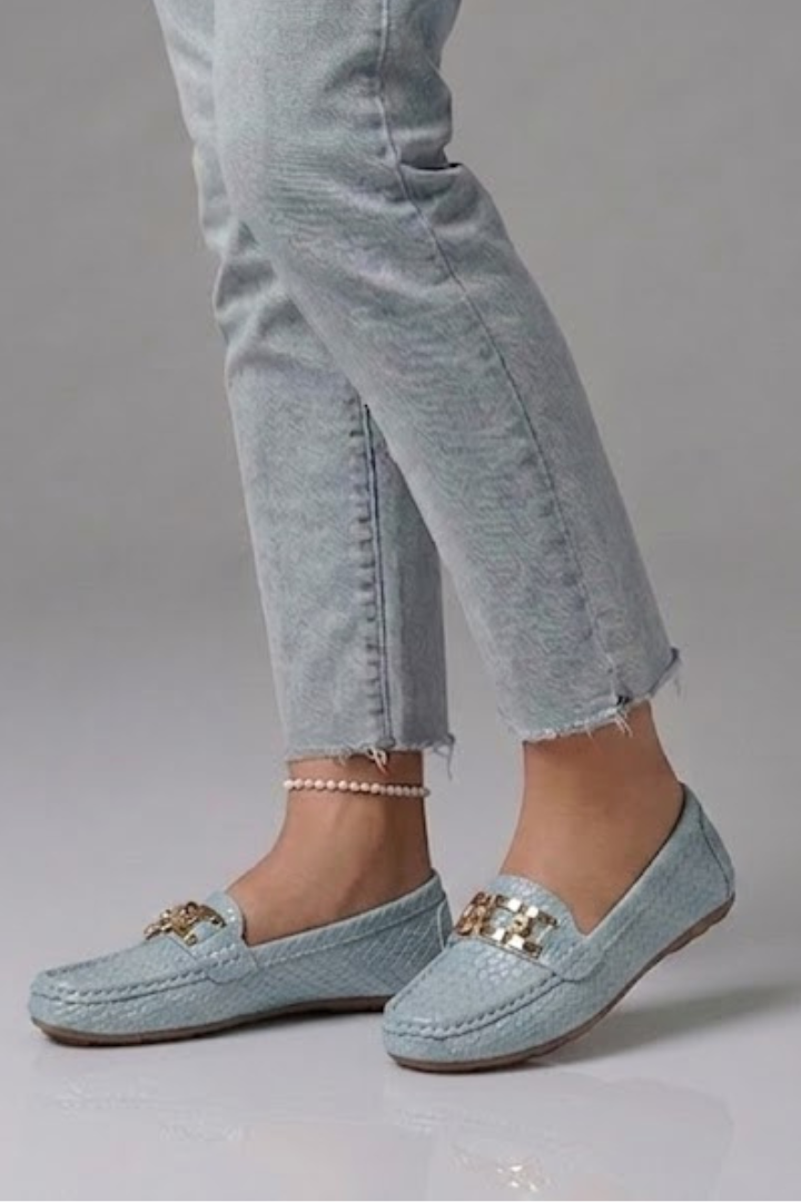 Linnea | Mocassins Femininos Bico Redondo Slip On