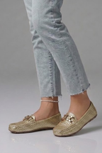 Linnea | Mocassins Femininos Bico Redondo Slip On