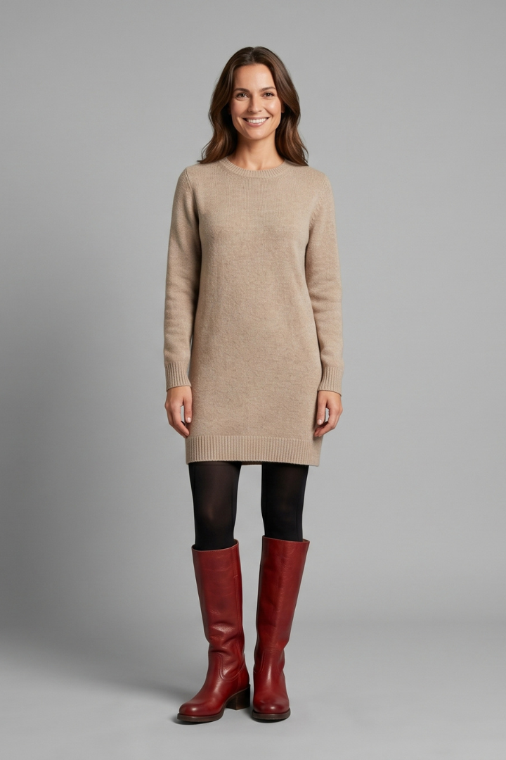 Delphine | Botas Ortopédicas Femininas Cano Médio Salto Bloco