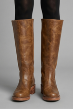 Delphine | Botas Ortopédicas Femininas Cano Médio Salto Bloco