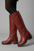 Delphine | Botas Ortopédicas Femininas Cano Médio Salto Bloco