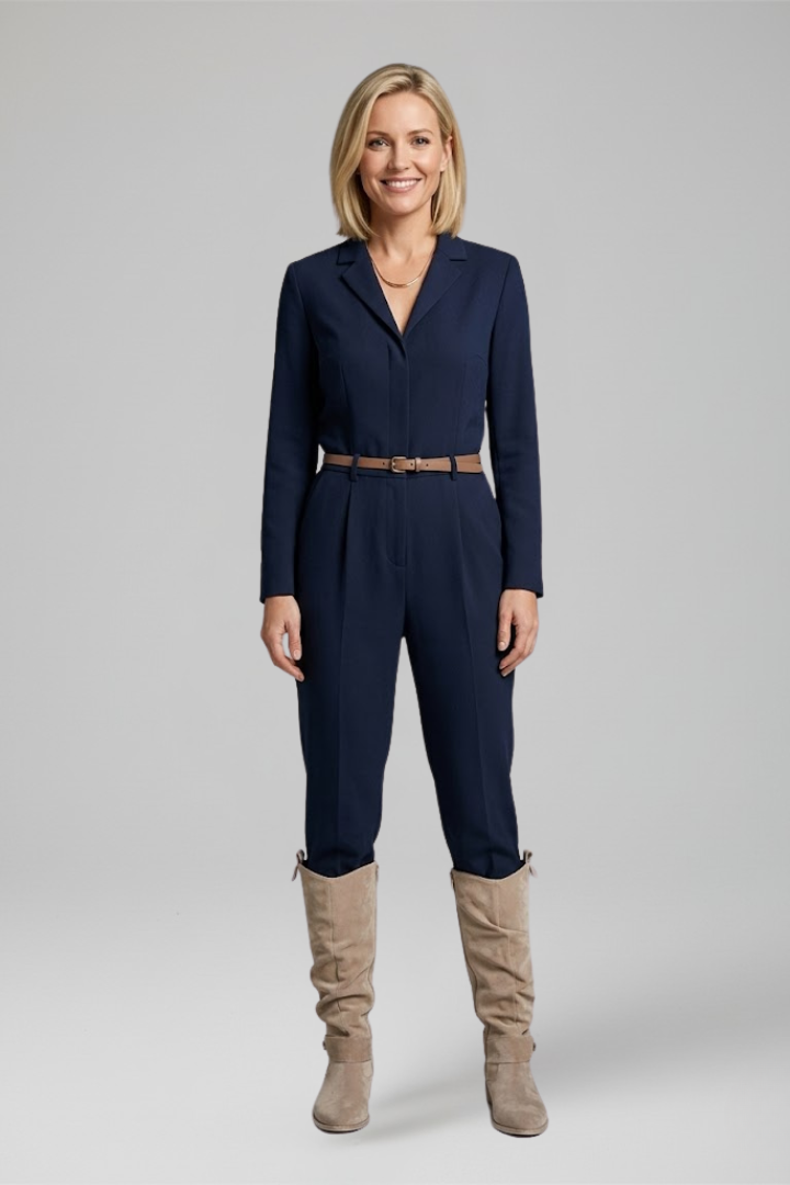 Calla | Botas Altas Ortopédicas Femininas Cano Longo Salto Bloco