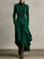 Hazel | Mulher Vestido Maxi Manga Longa