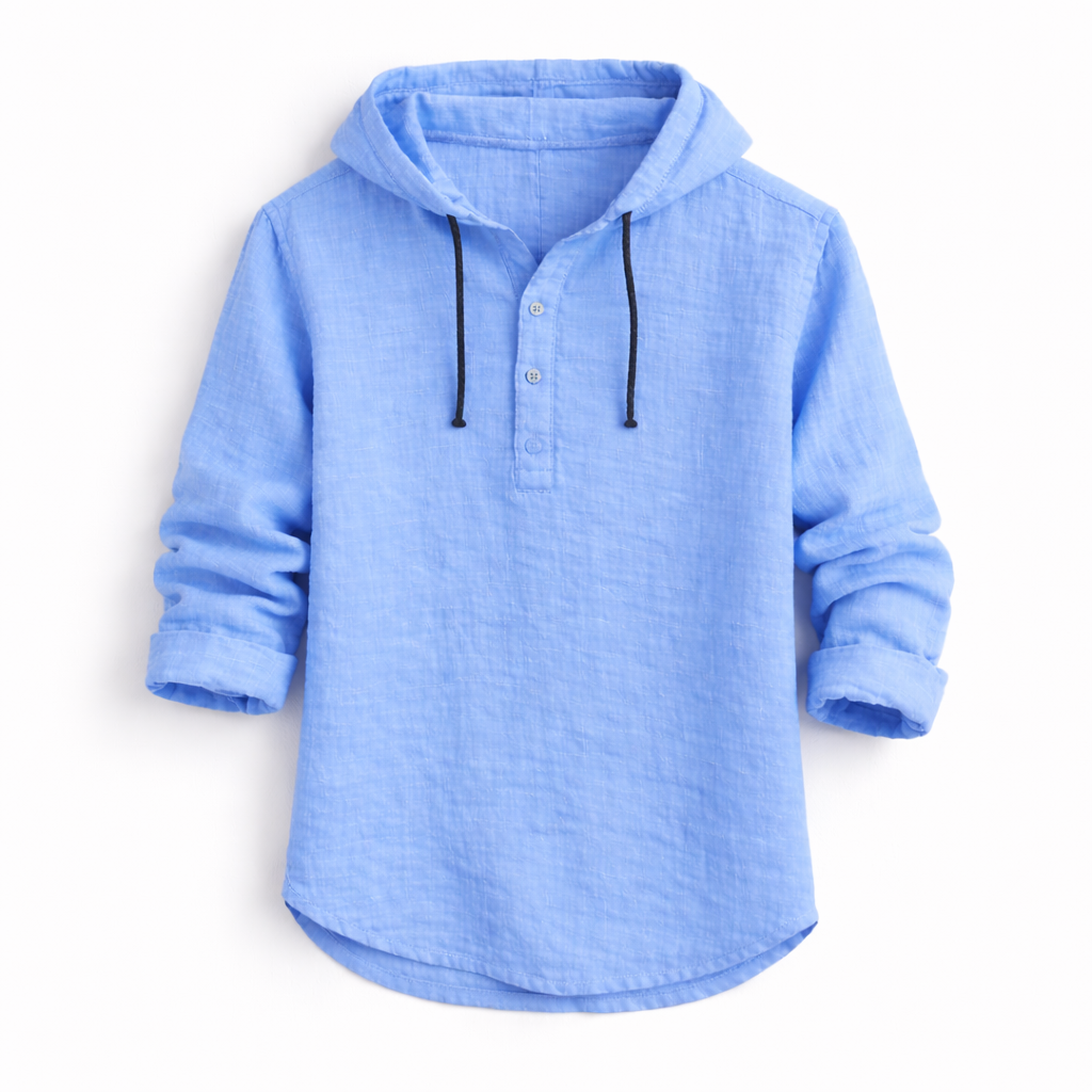 Aria | Camisa Linho com Capuz Relaxed Fit