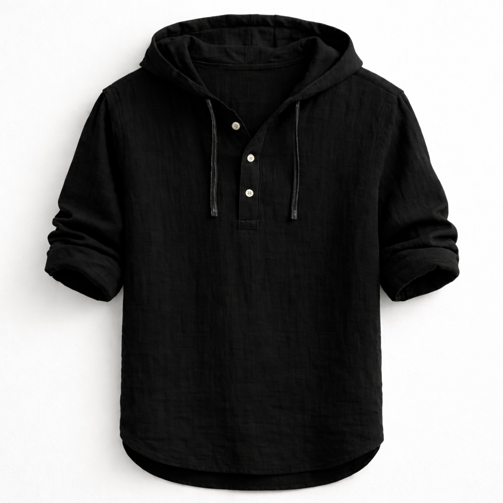 Aria | Camisa Linho com Capuz Relaxed Fit