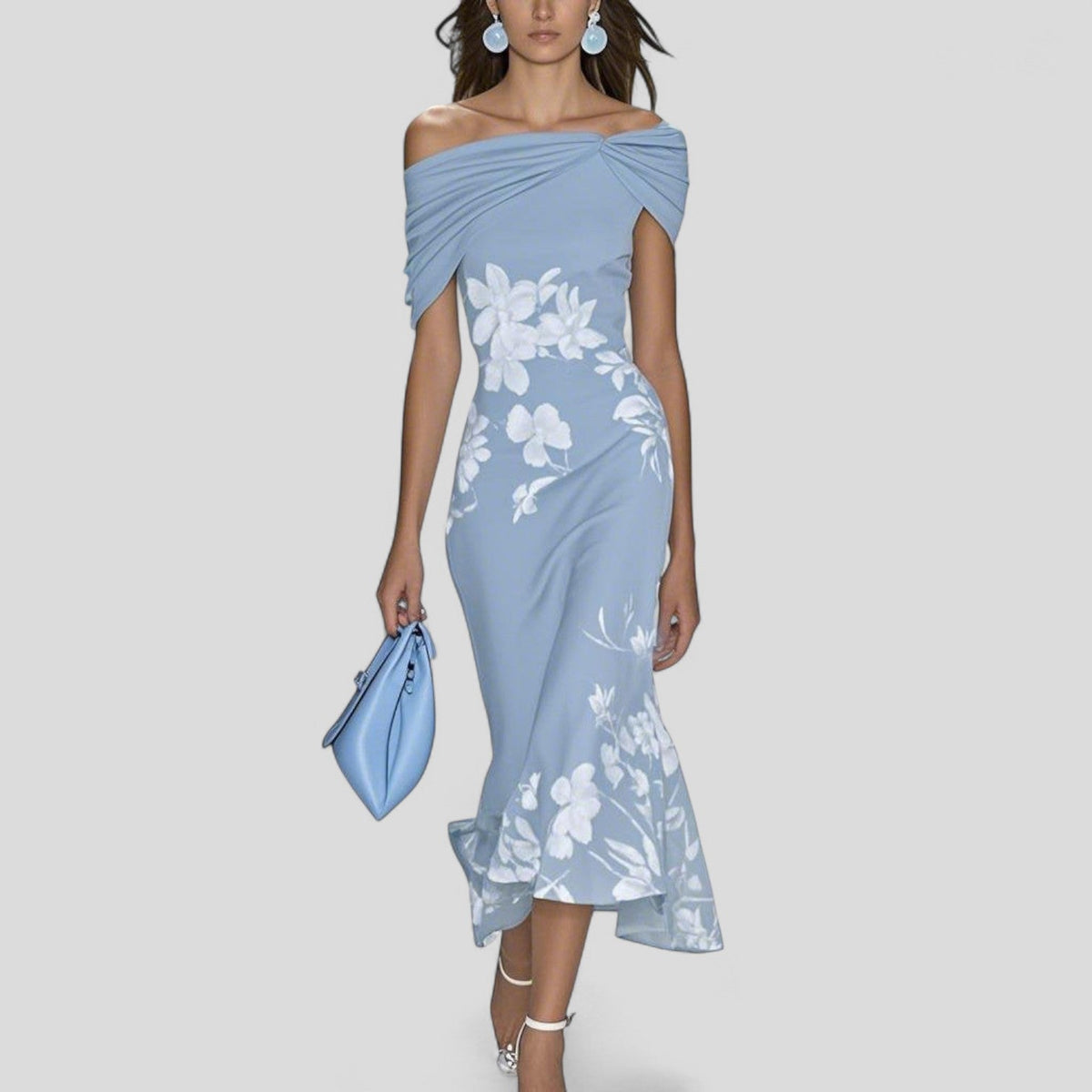 Vera | Vestido Midi Floral Evasê