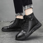 Botas de Pele para Homem | Preto