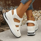 Sandálias Femininas Ortopédicas | Velcro, Conforto Premium