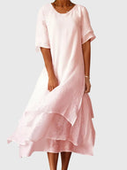 Jolie | Vestido Feminino Decote Aberto Corte Fluido
