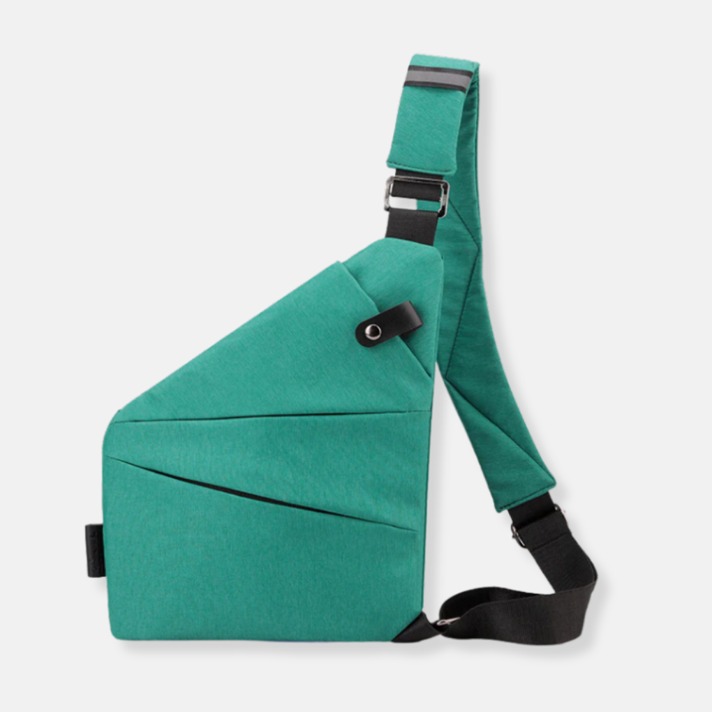 Bolsa Crossbody Antifurto Leve Multicompartimentos
