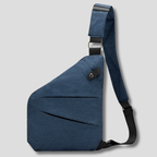 Bolsa Crossbody Antifurto Leve Multicompartimentos