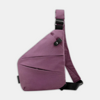 Bolsa Crossbody Antifurto Leve Multicompartimentos