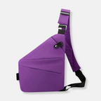 Bolsa Crossbody Antifurto Leve Multicompartimentos