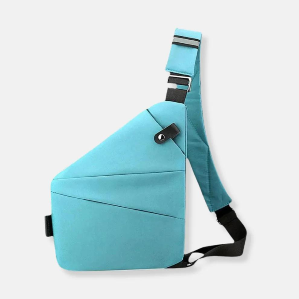 Bolsa Crossbody Antifurto Leve Multicompartimentos