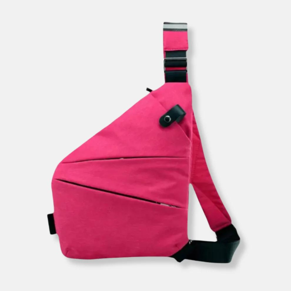 Bolsa Crossbody Antifurto Leve Multicompartimentos