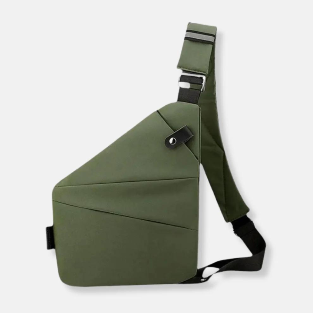 Bolsa Crossbody Antifurto Leve Multicompartimentos