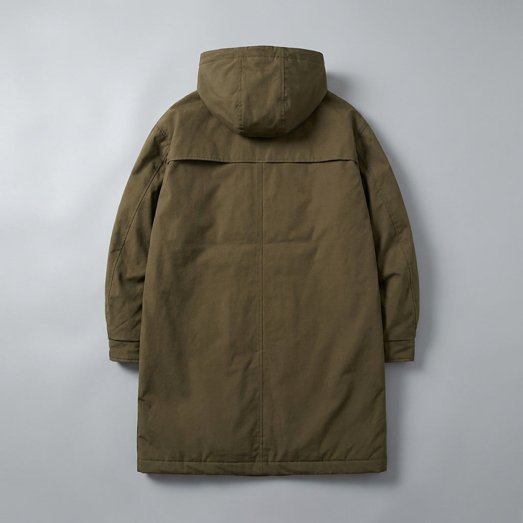 Xanthe | Sobretudo Masculino Longo Resistente ao Vento