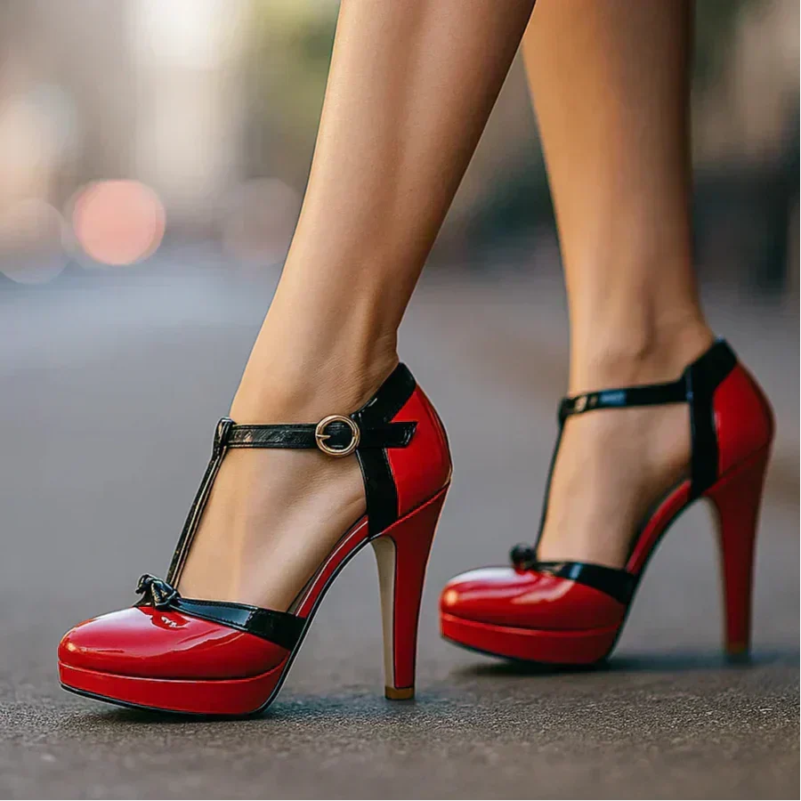 Mulher Scarpin Salto Alto Elegante
