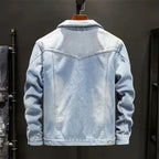 Jaqueta Jeans Forro Interior Resistente ao Vento