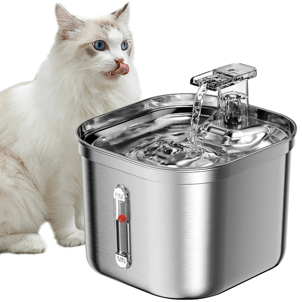 Bebedouro Automático para Gatos Aço Inoxidável