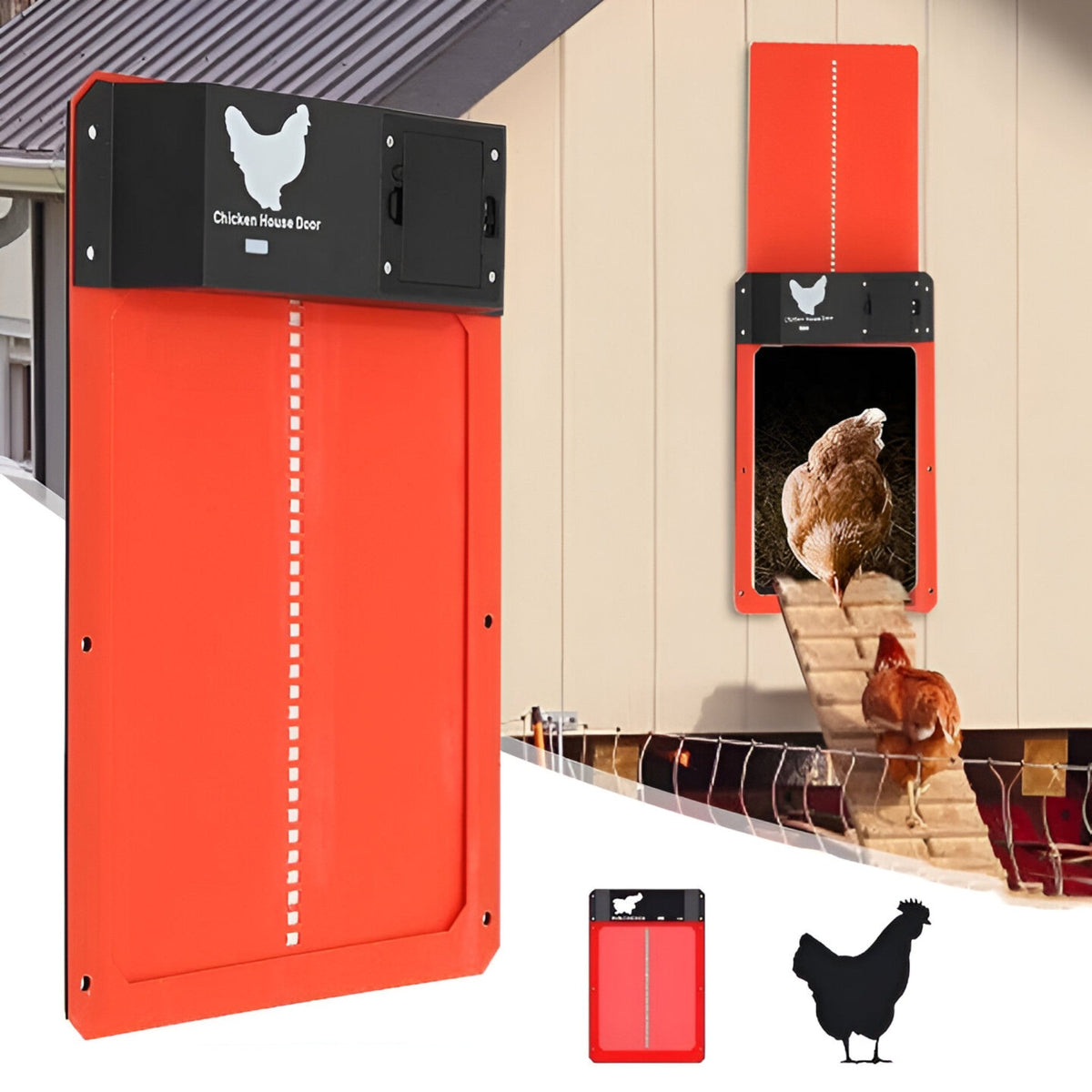 Neela | Porta Automática para Galinheiro com Sensor de Luz
