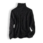 Quinn | Camisola Tricot Cabo Gola Alta Relaxed Feminina
