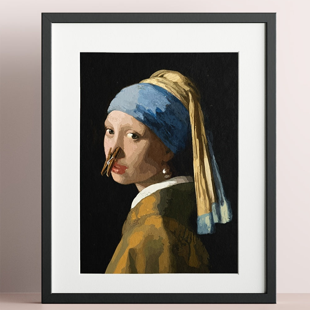 Vera | Poster de Parede para Casa de Banho | Engraçado, Impermeável | 40x29cm