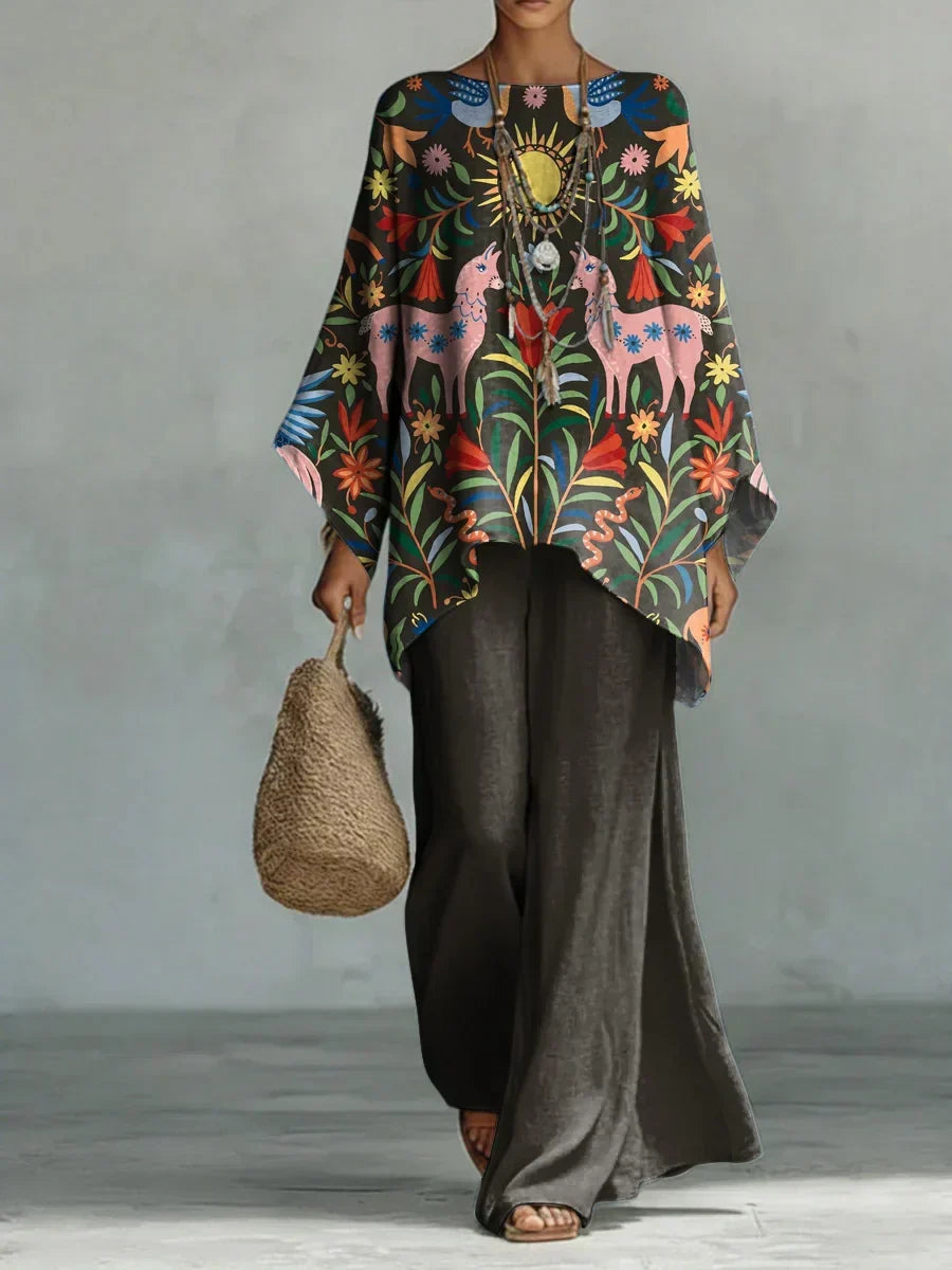 Una | Conjunto Feminino Estampado Confortável