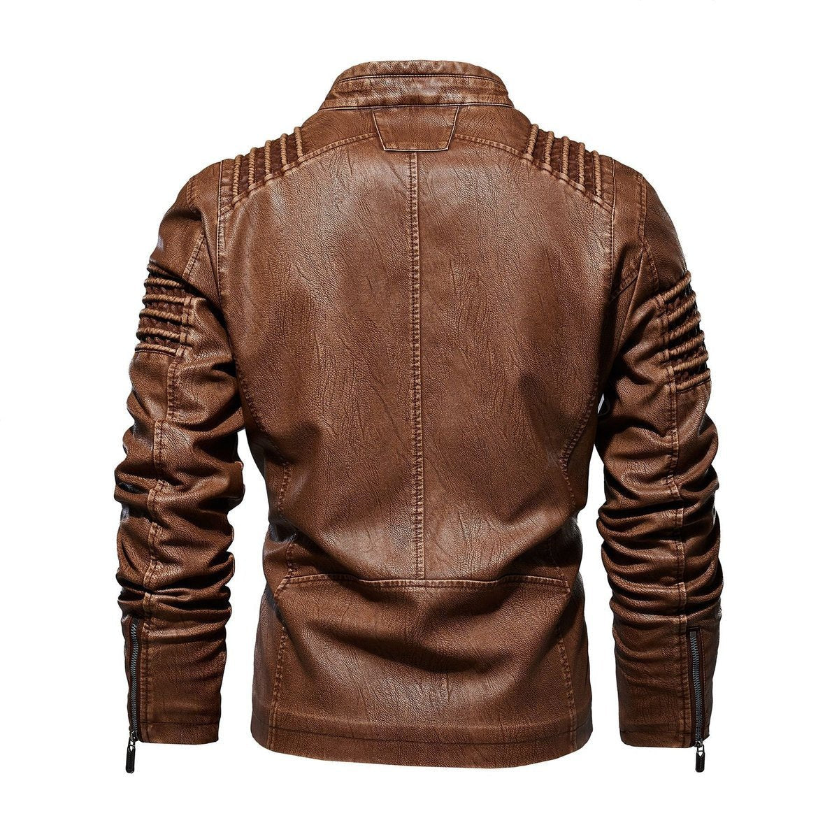 Saoirse | Homem Biker Jacket Forrado Ombros Estruturados