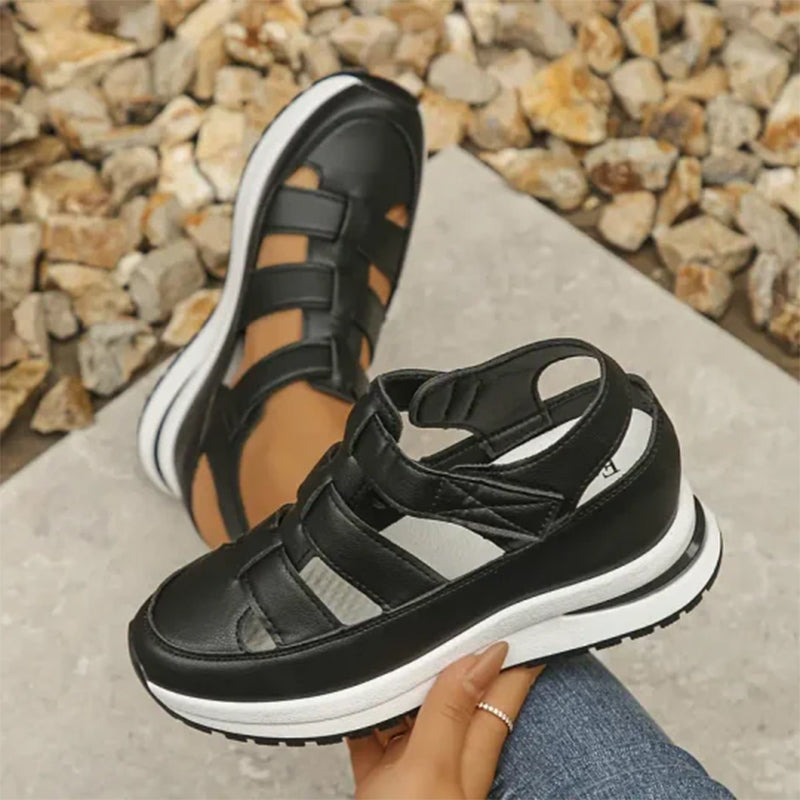 Sandálias Femininas Ortopédicas | Velcro, Conforto Premium