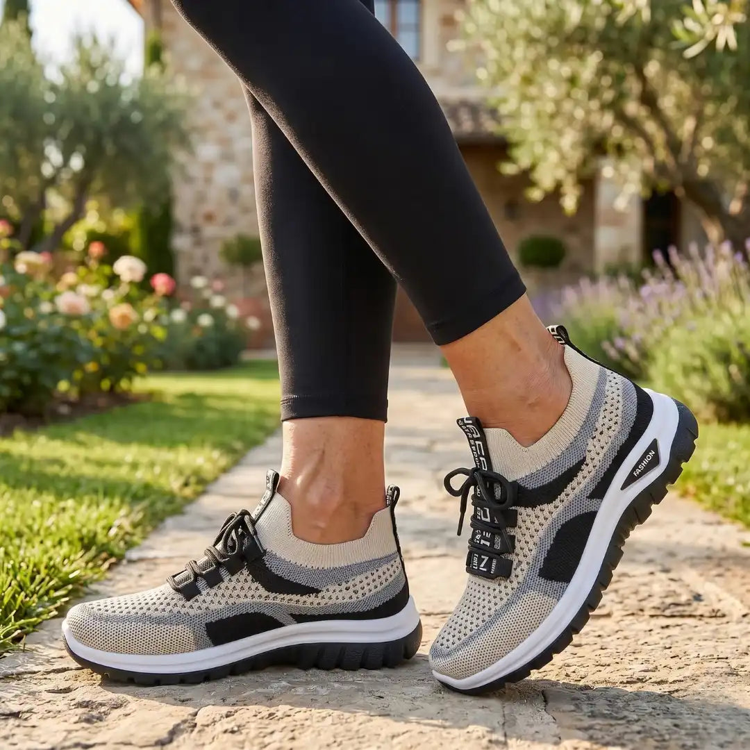 Quinn | Sapatilhas Slip On Respiráveis Elásticas
