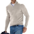 Aria | Camisola Masculina Merino Decote em V com Fecho