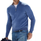 Aria | Camisola Masculina Merino Decote em V com Fecho