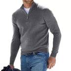 Aria | Camisola Masculina Merino Decote em V com Fecho