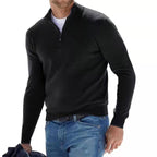 Aria | Camisola Masculina Merino Decote em V com Fecho