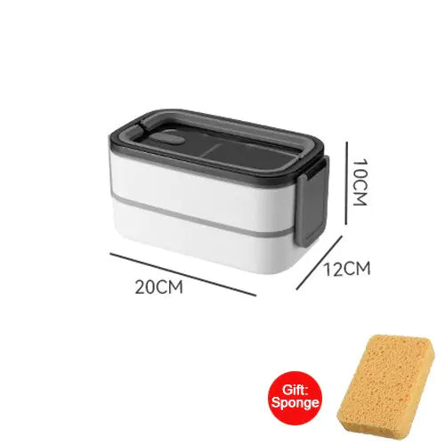 Lunchbox Bento Aço Inoxidável | 2 Camadas, Organizada | Halcyon