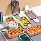 Lunchbox Bento Aço Inoxidável | 2 Camadas, Organizada | Halcyon