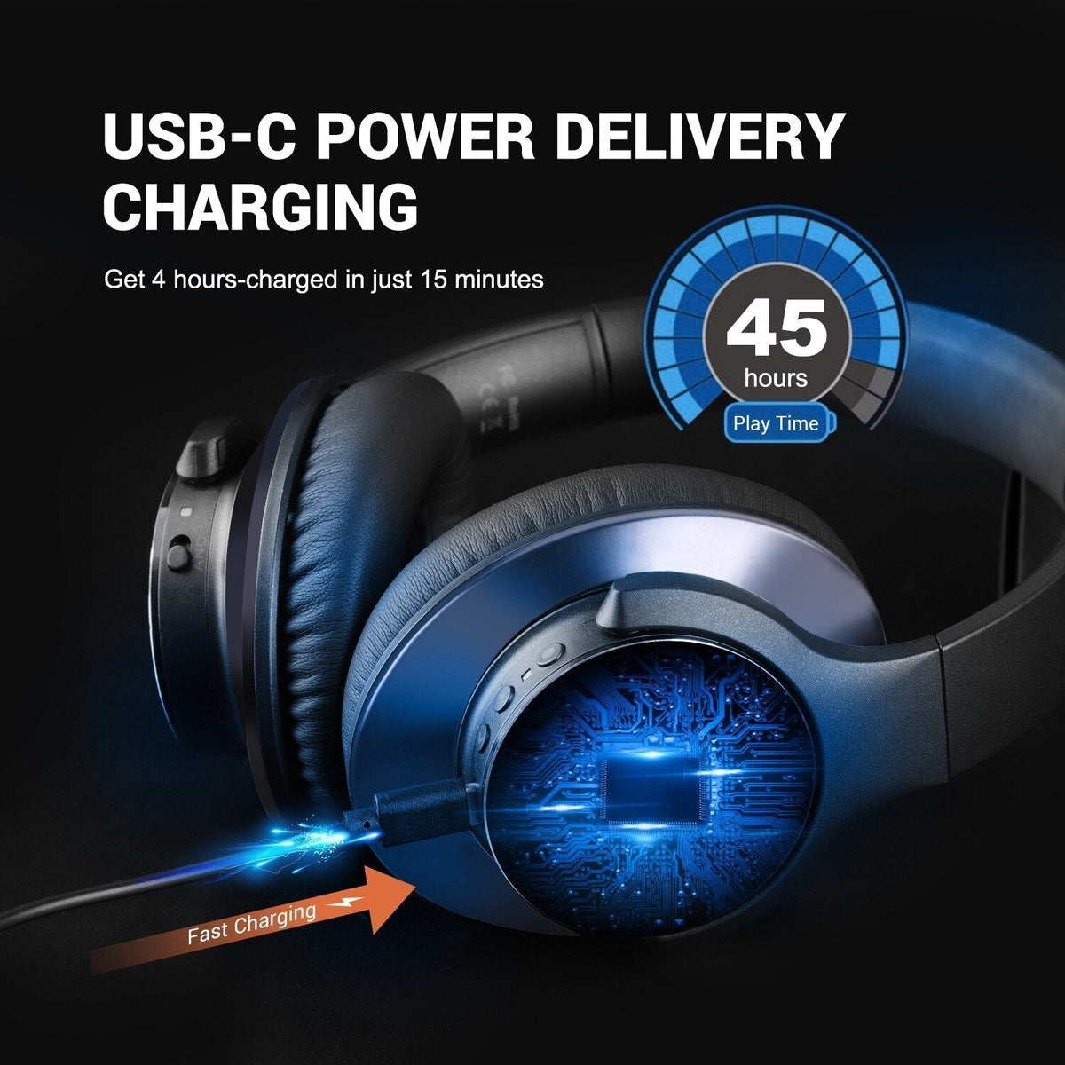 Dione | Headphones Bluetooth Cancelamento Ativo de Ruído Sem Fio